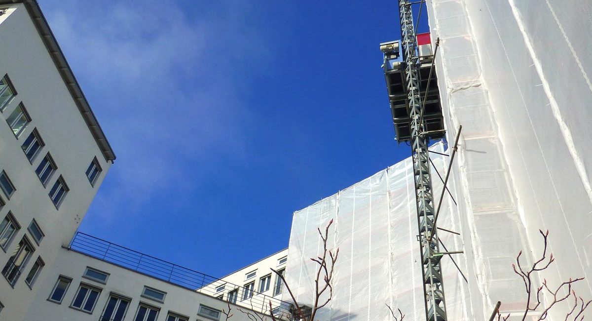 Fassadensanierung eines Bürogebäudes in München – Architekt Hägele